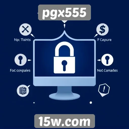 Recursos de segurança no site de jogos pgx555